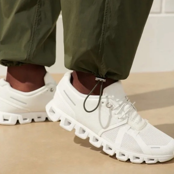 Abercrombie & Fitch YPB Crinkle Nylon Parachute Jogger Pants Olive Green XS - Picture 4 of 12